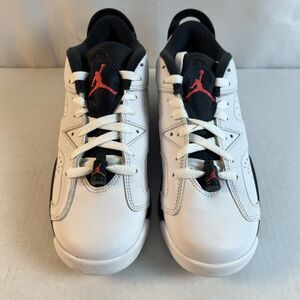 Nike Air Jordan 6 Low White Infrared Kids Shoes Size 6.5Y